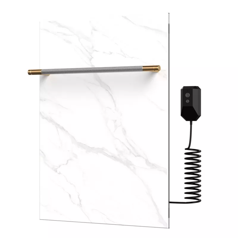 Grafén inteligentný sklenený biely uterák stojan