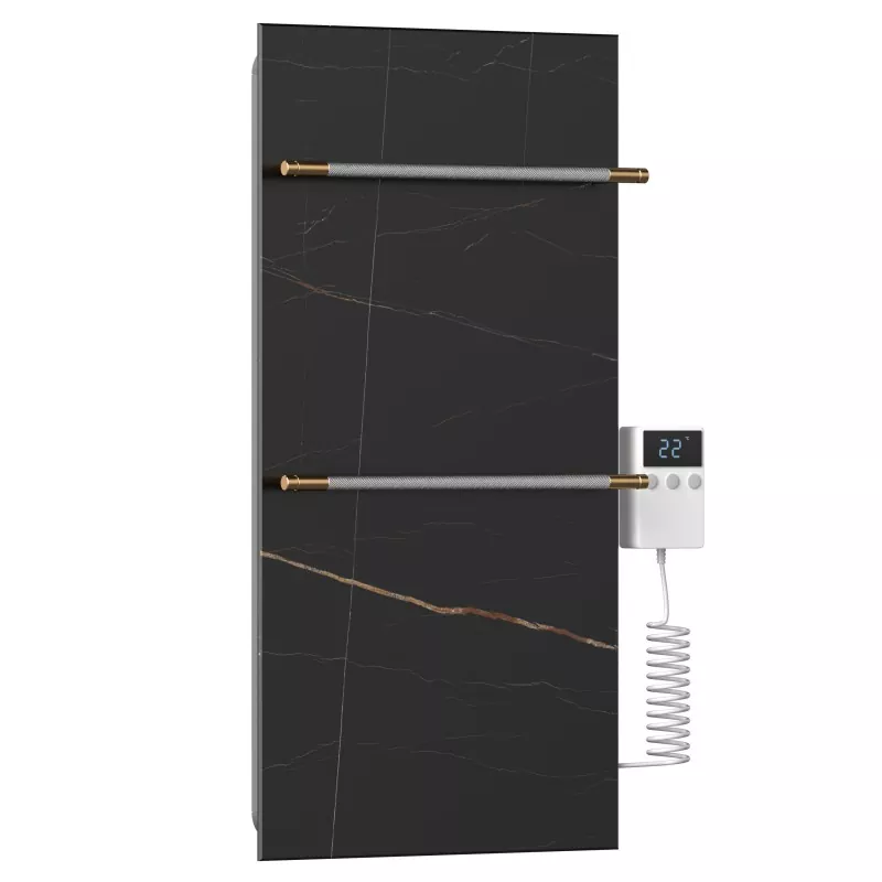 Grafén inteligentný sklenený biely uterák stojan