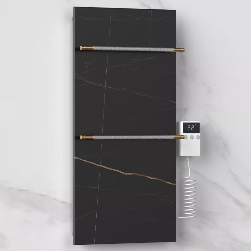 Grafén inteligentný sklenený biely uterák stojan