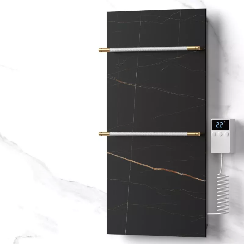 Grafén inteligentný sklenený biely uterák stojan